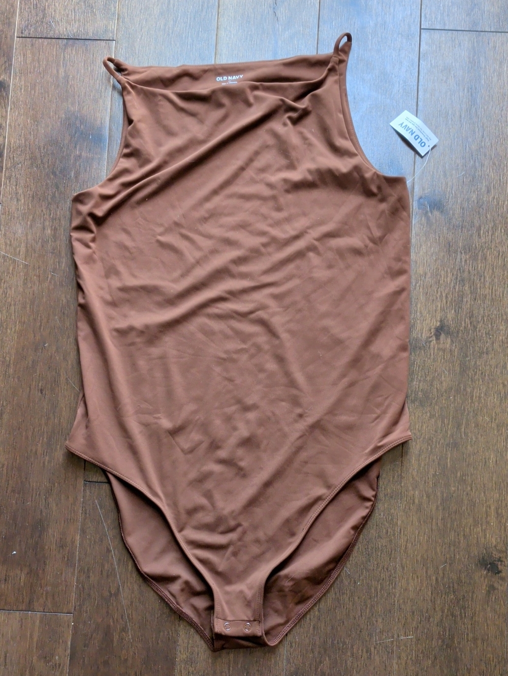 Old‎ Navy Chocolate Brown Sleeveless Bodysuit